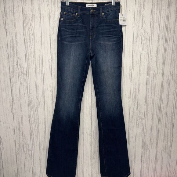 Lila Ryan Denim - Womens Size 27 Lila Ryan Marielle High Rise Micro Flare Rustic Jeans NWT
